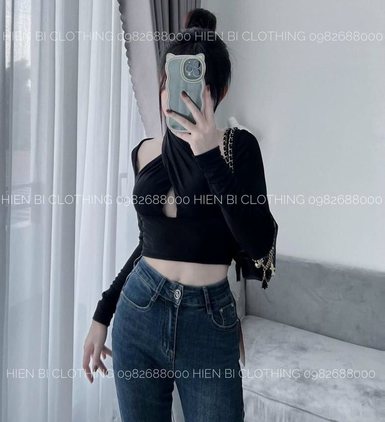 Áo kiểu thun gân mẫu mới siêu hot.
