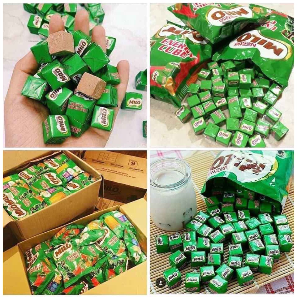 Kẹo Milo Cube Nestle Thái - Bịch 100v