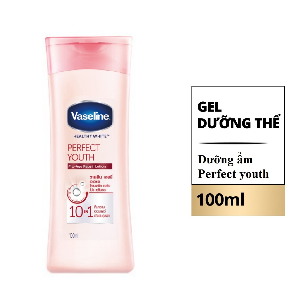 Sữa dưỡng thể vaseline sáng da - chai 100ml