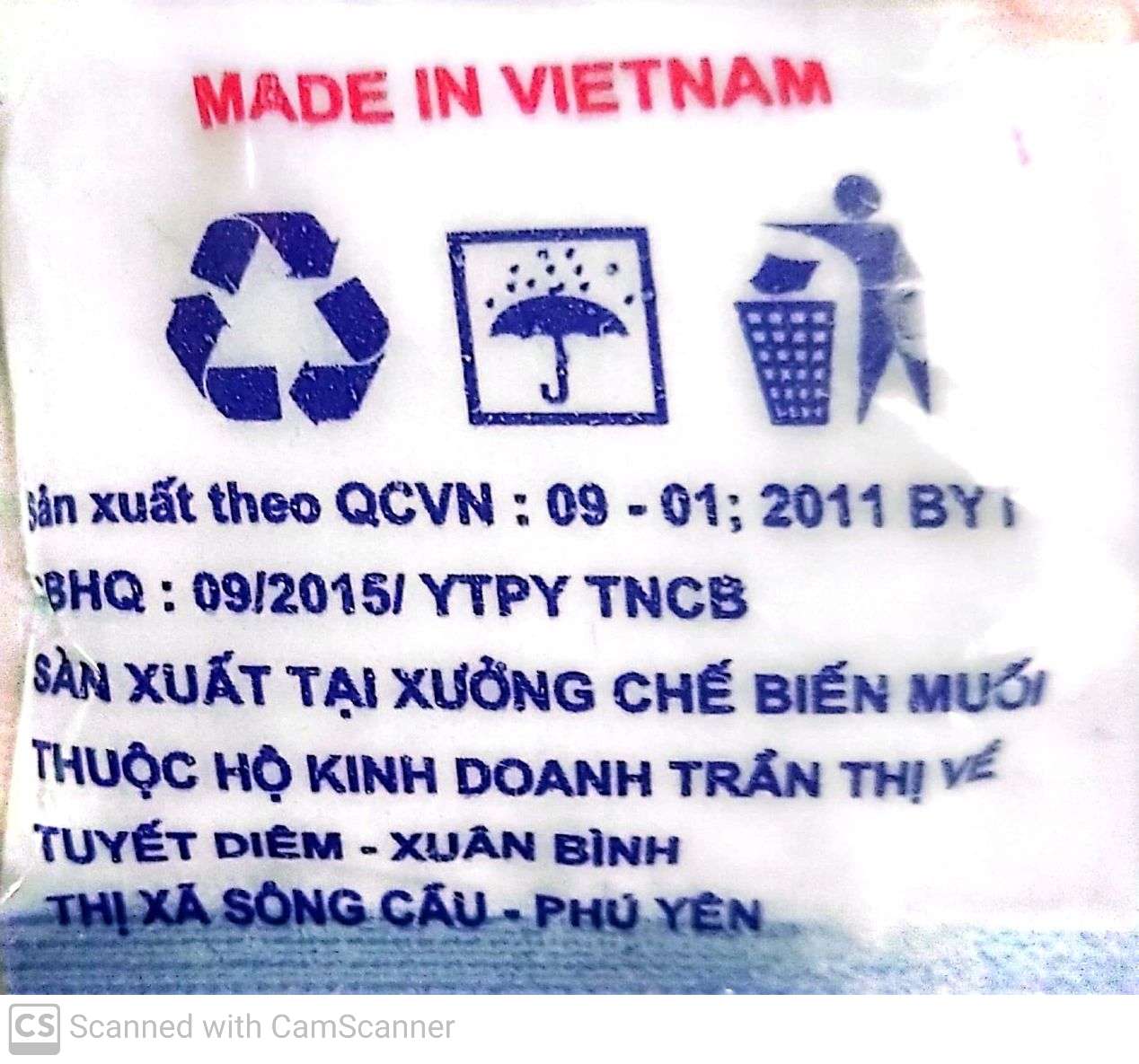 Muối Tinh Iốt Phú Về [400g] [Muối tinh sạch Phú Yên] GHPY H019