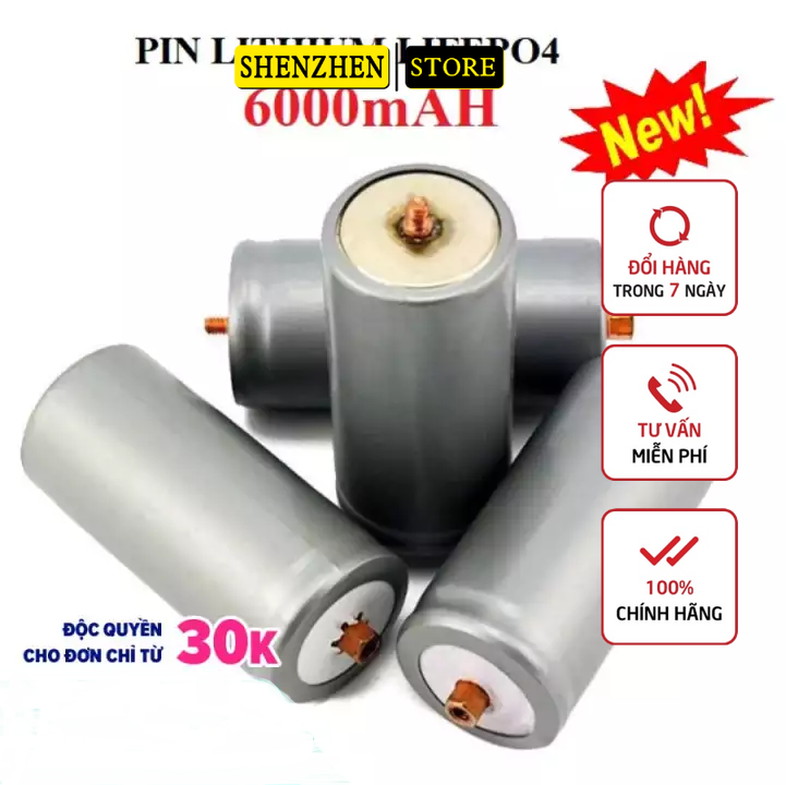 Pin 32650 - pin 32650 6000mAH