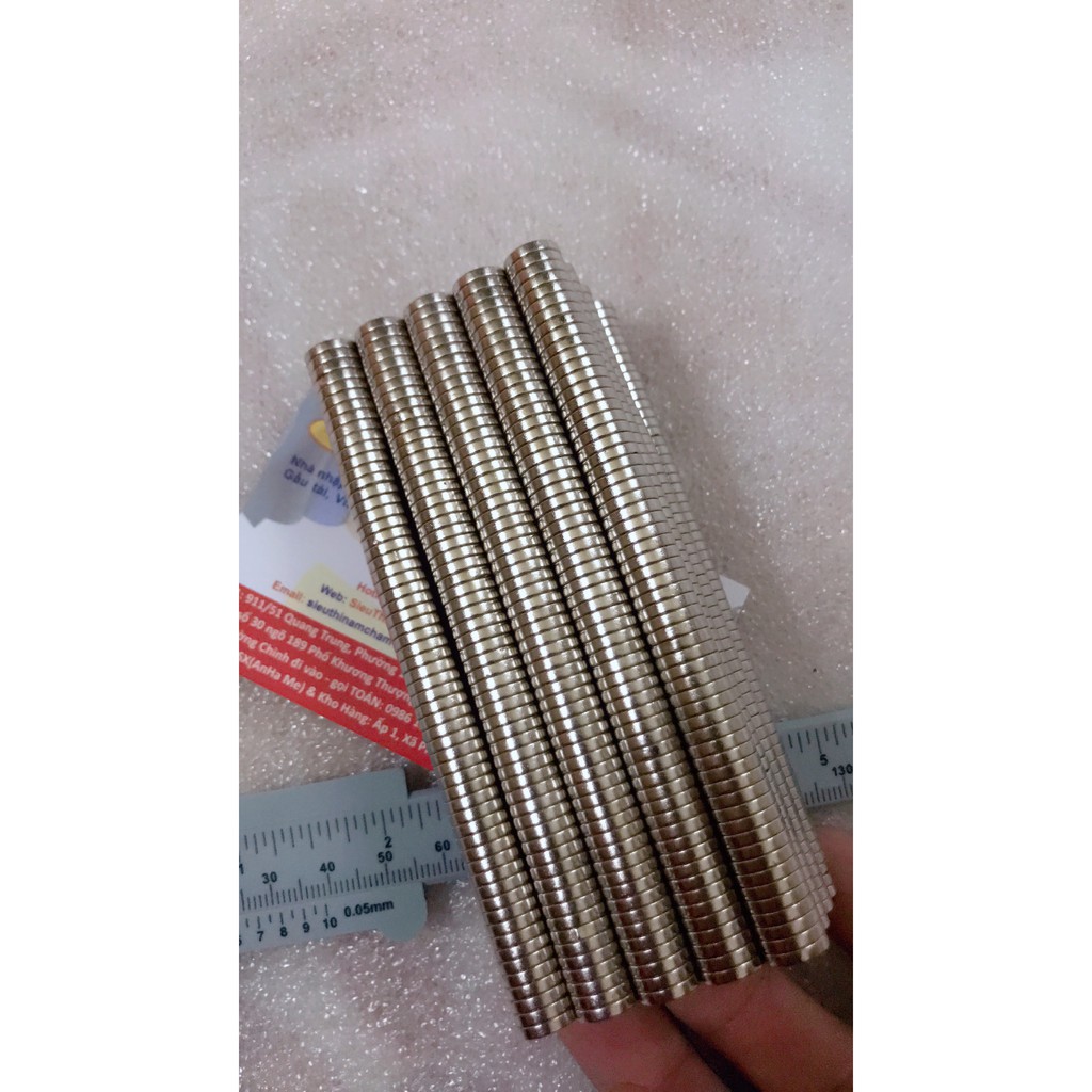 NAM CHÂM VIÊN D10X3MM ( SET 10 VIÊN )