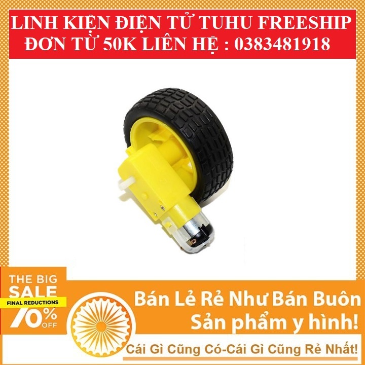 Động Cơ Giảm Tốc Vàng 3V-9V