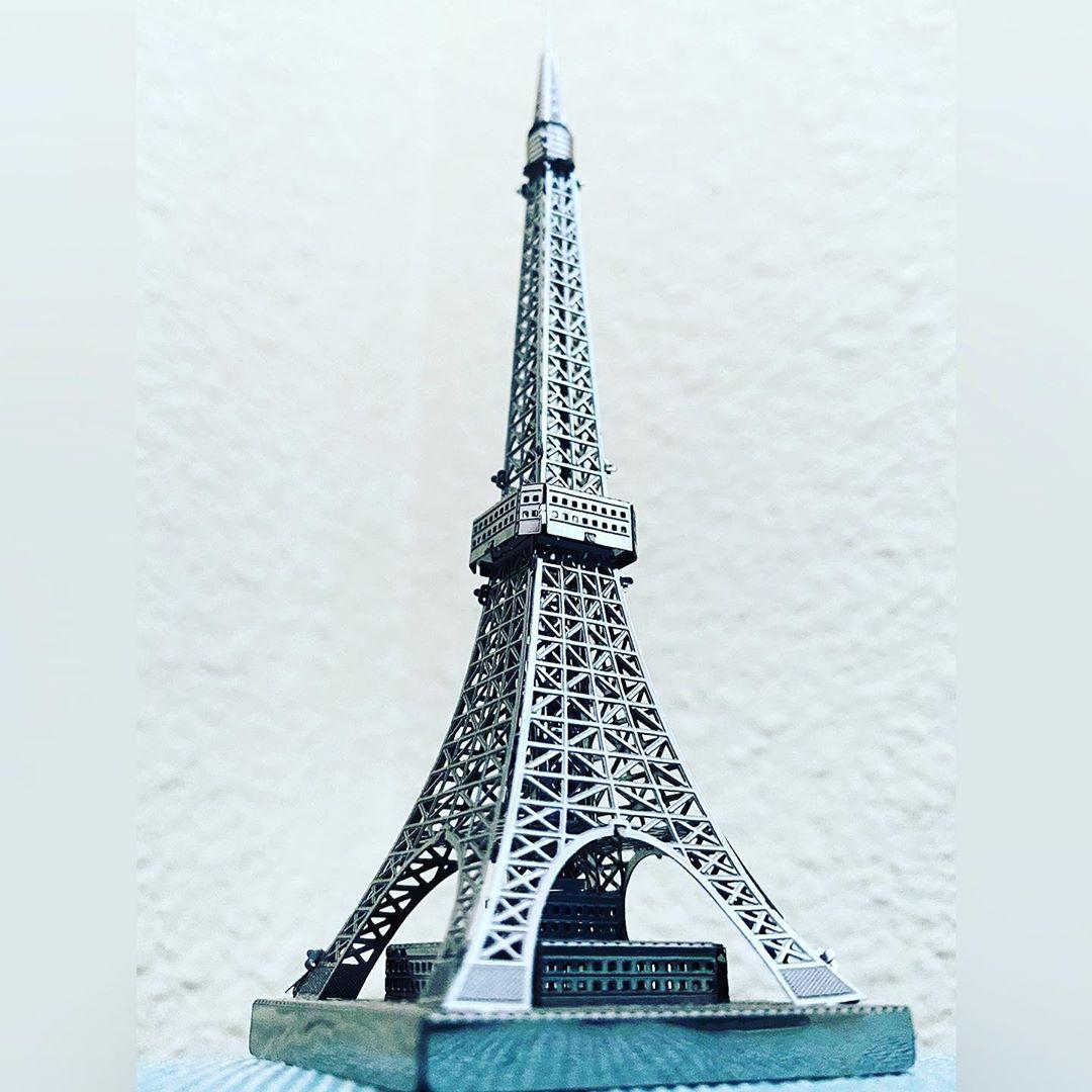 Mô hình 3D kim loại lắp ráp Tháp Tokyo Nhật Bản [ Chưa Lắp ]