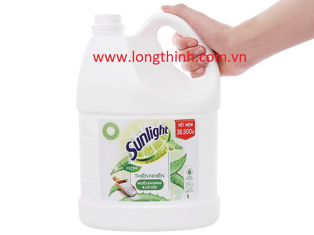 [HCM]Nước rửa chén Sunlight Thiên nhiên 3.6kg