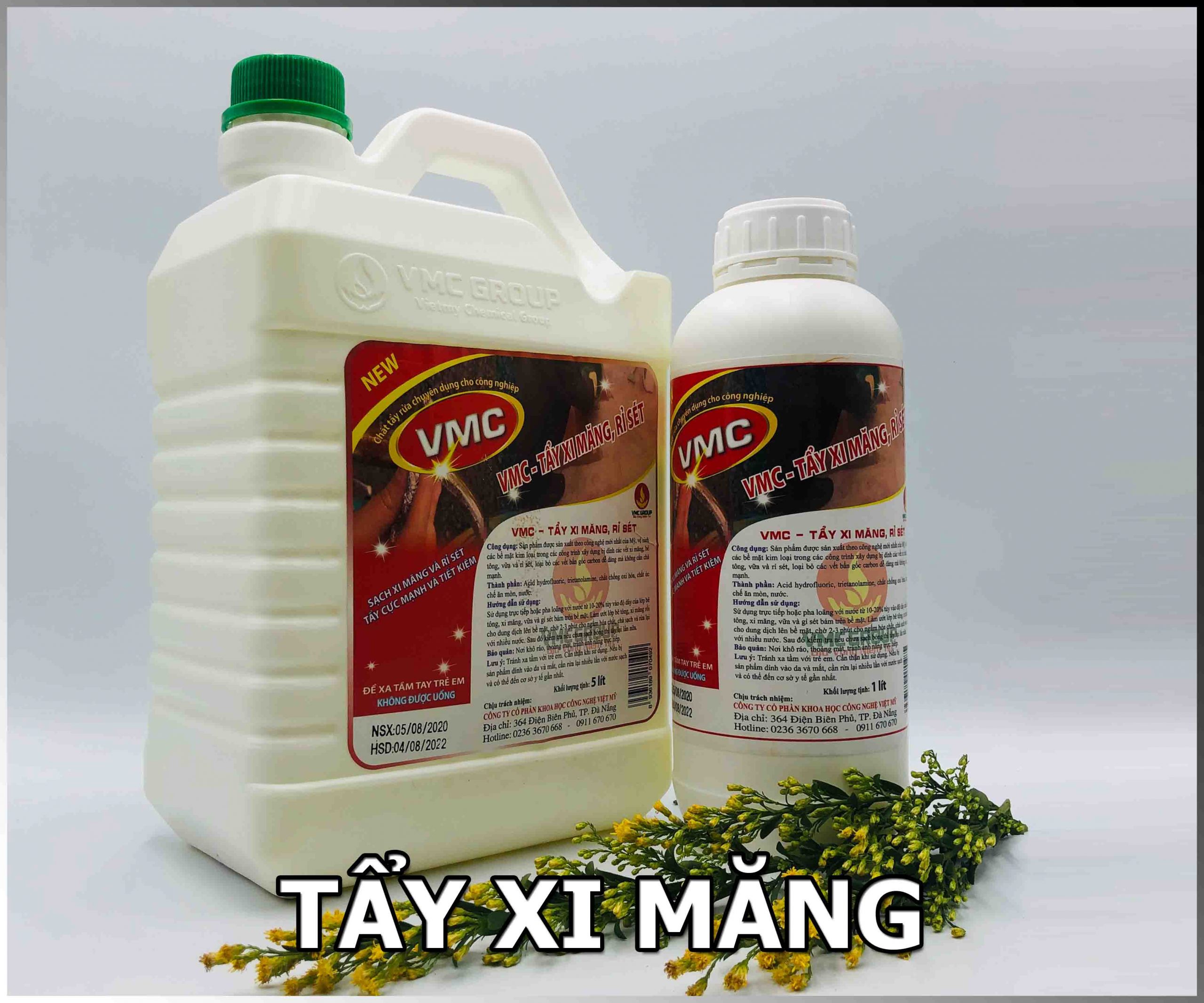 VMC TẨY XI MĂNG, RỈ SÉT TRÊN GẠCH