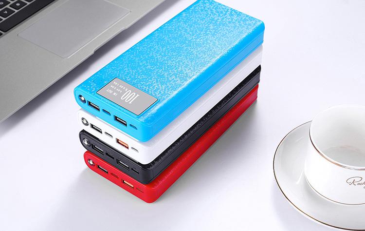 Box sạc dự phòng 8 cell hỗ  trợ đa đầu vào (Micro,Type-C)