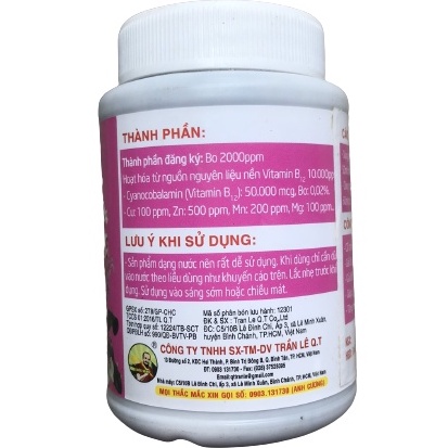 Vitamin B12 Giải Độc Cho Cây Hủ 100ml