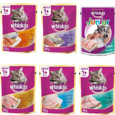 Pate mèo Whiskas mix vị 85gr