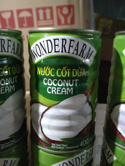 NƯỚC CỐT DỪA WONDERFARM { 400 ML}