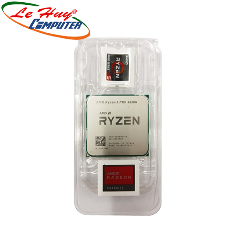 CPU AMD Ryzen 5 PRO 4650G TRAY Kèm Fan