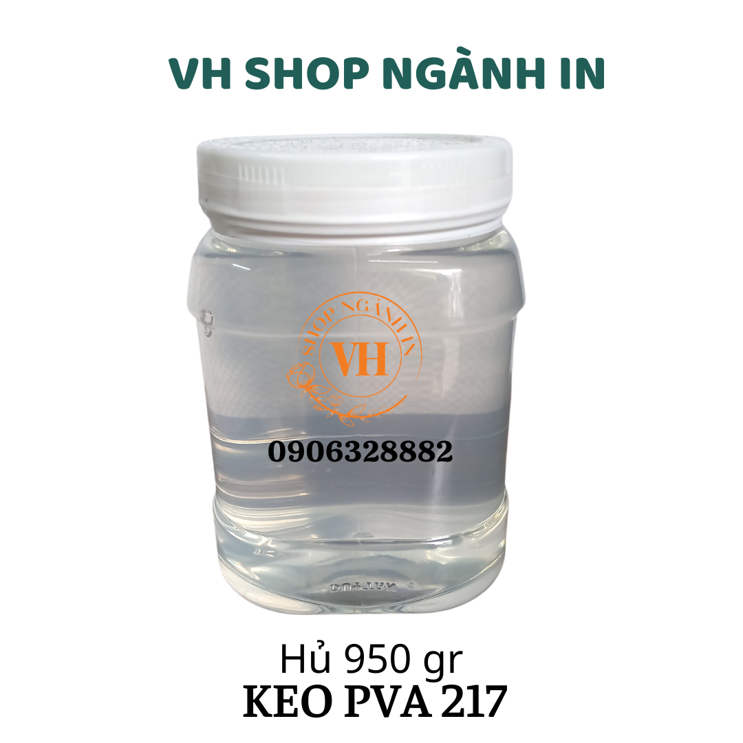 Keo PVA 217 làm slime, dán giấy, làm chất kết dính, chụp bản in lụa