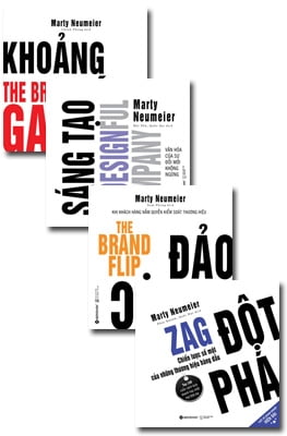 Fahasa - Combo Sách Hay Tác Giả Marty Neumeier (Bộ 4 Cuốn)
