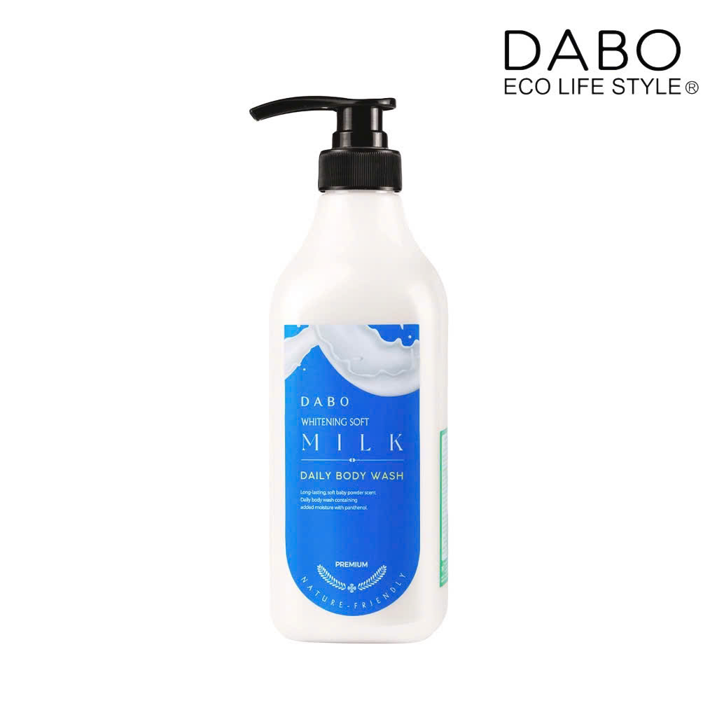 [HCM]Sữa tắm sáng da tinh chất từ Sữa Dabo Whitening Soft Milk  ( 750ml )