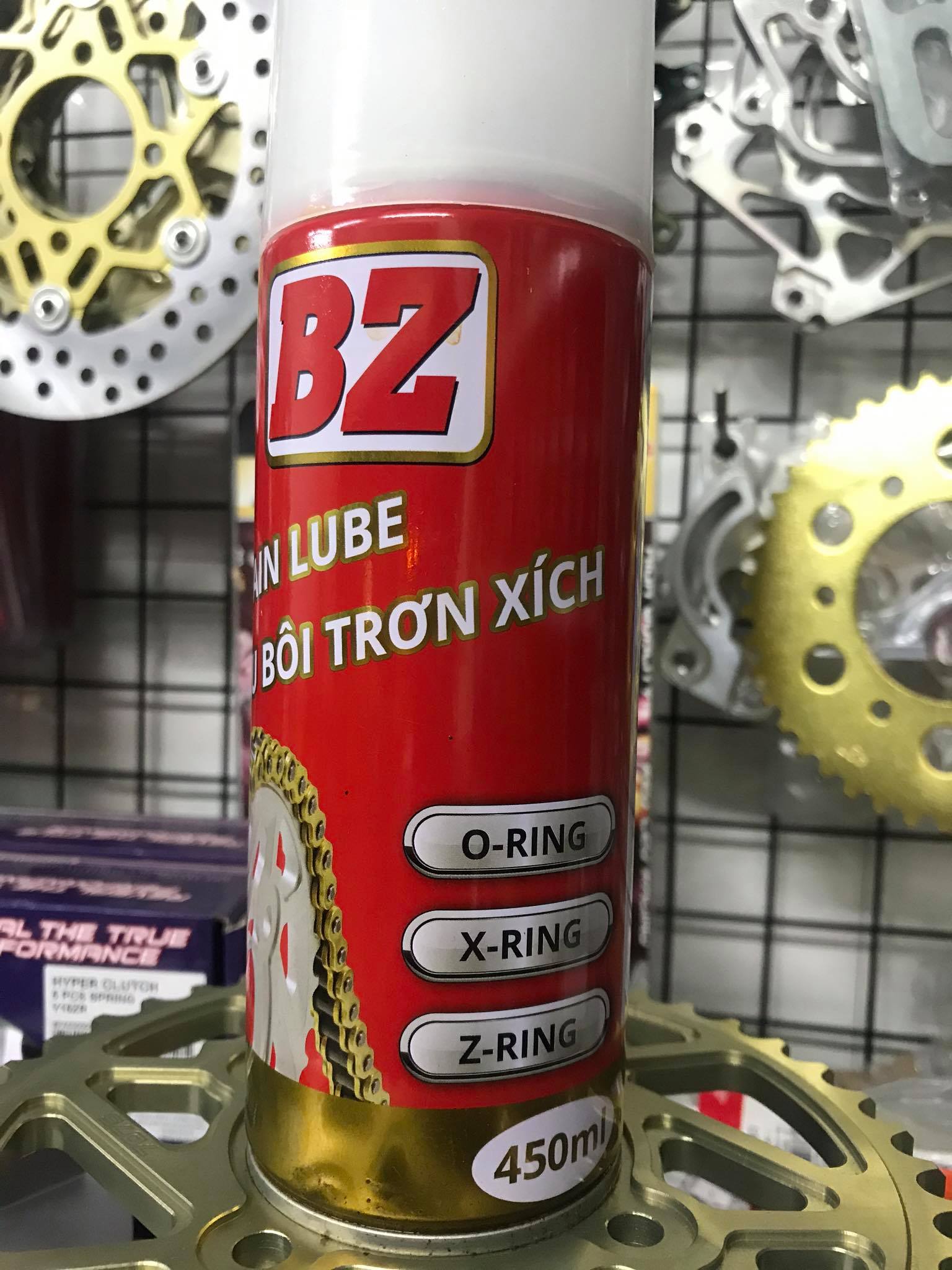 [HCM]Xịt dưỡng sên BZ - Chain Lube (loại 450ml)