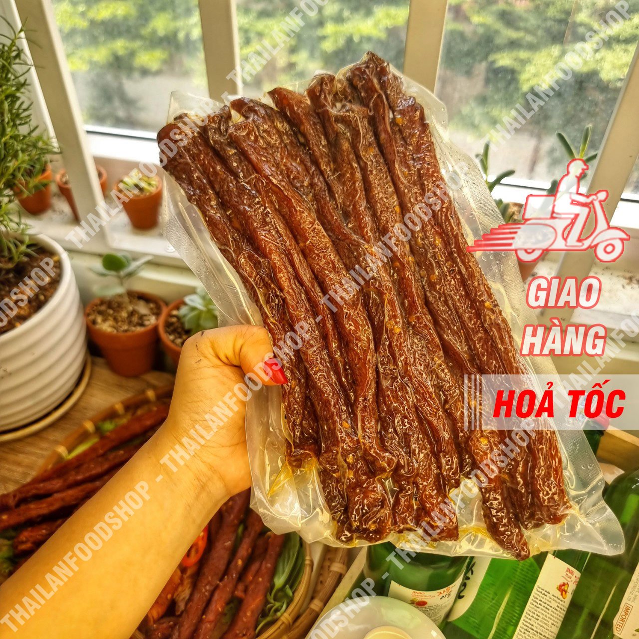 Thịt Nai Gác Bếp Túi HCK 500Gr