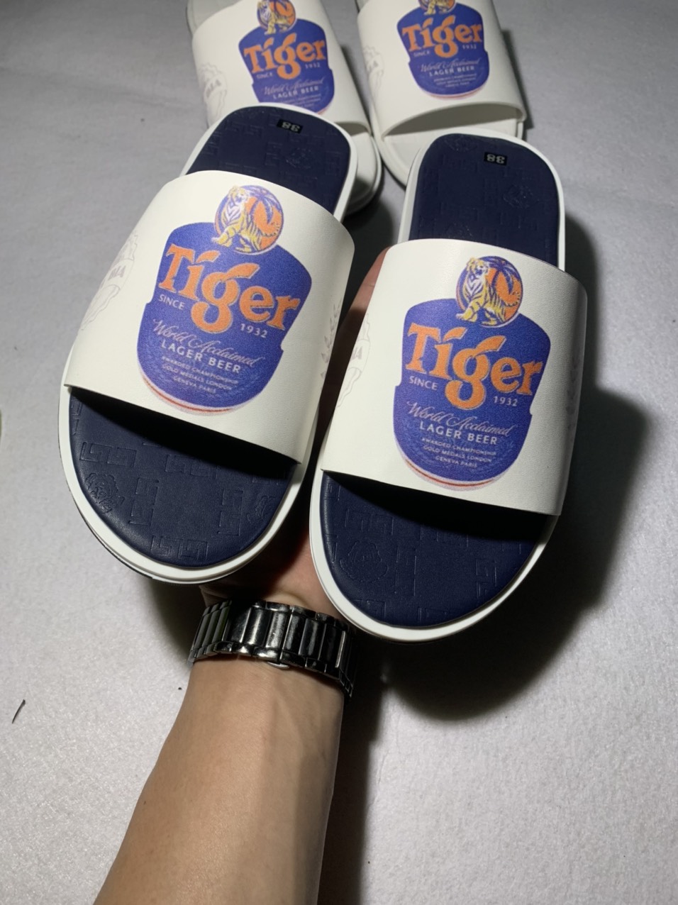 Dép bia Tiger nam quai ngang hottrend, dép quai ngang nam nhiều màu