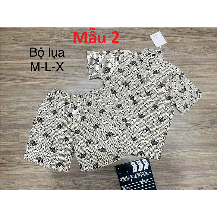 Bộ Đồ Mặc Nhà, Bộ Đồ Mặc Mùa Hè Chất Lụa Cực Mát