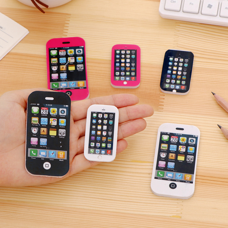 SET 10 Tẩy / gôm bút chì hình iphone cute