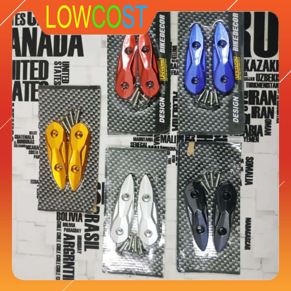 Pát Che Chân Gương R15 Bằng Nhôm CNC Tặng Ốc Inox Không Gỉ Sét