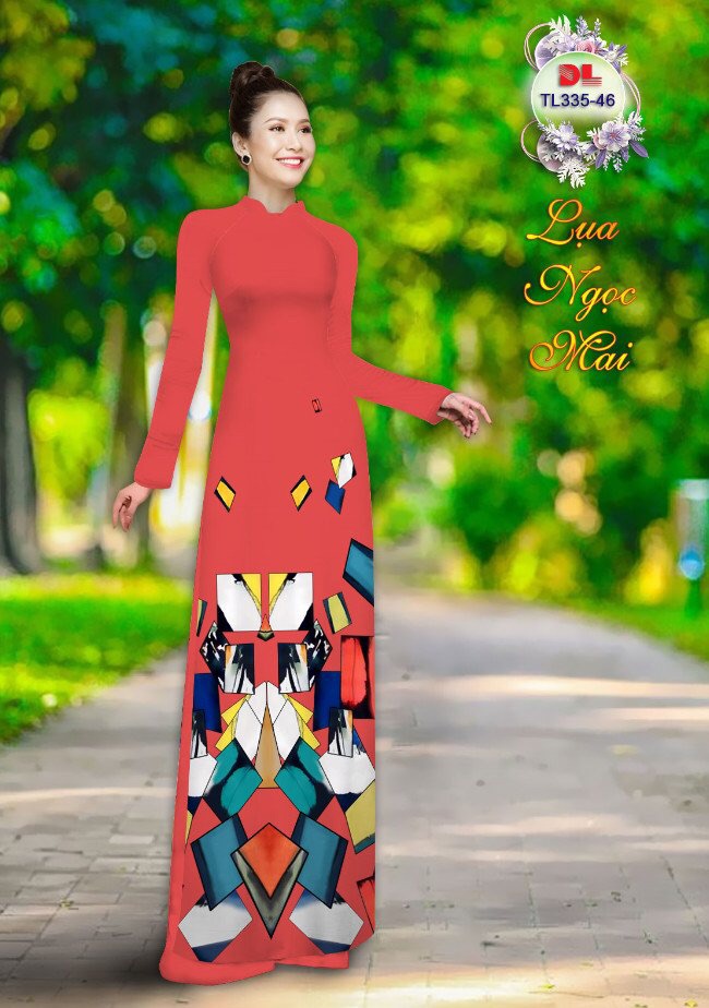 [HCM]Vải áo dài lập thể