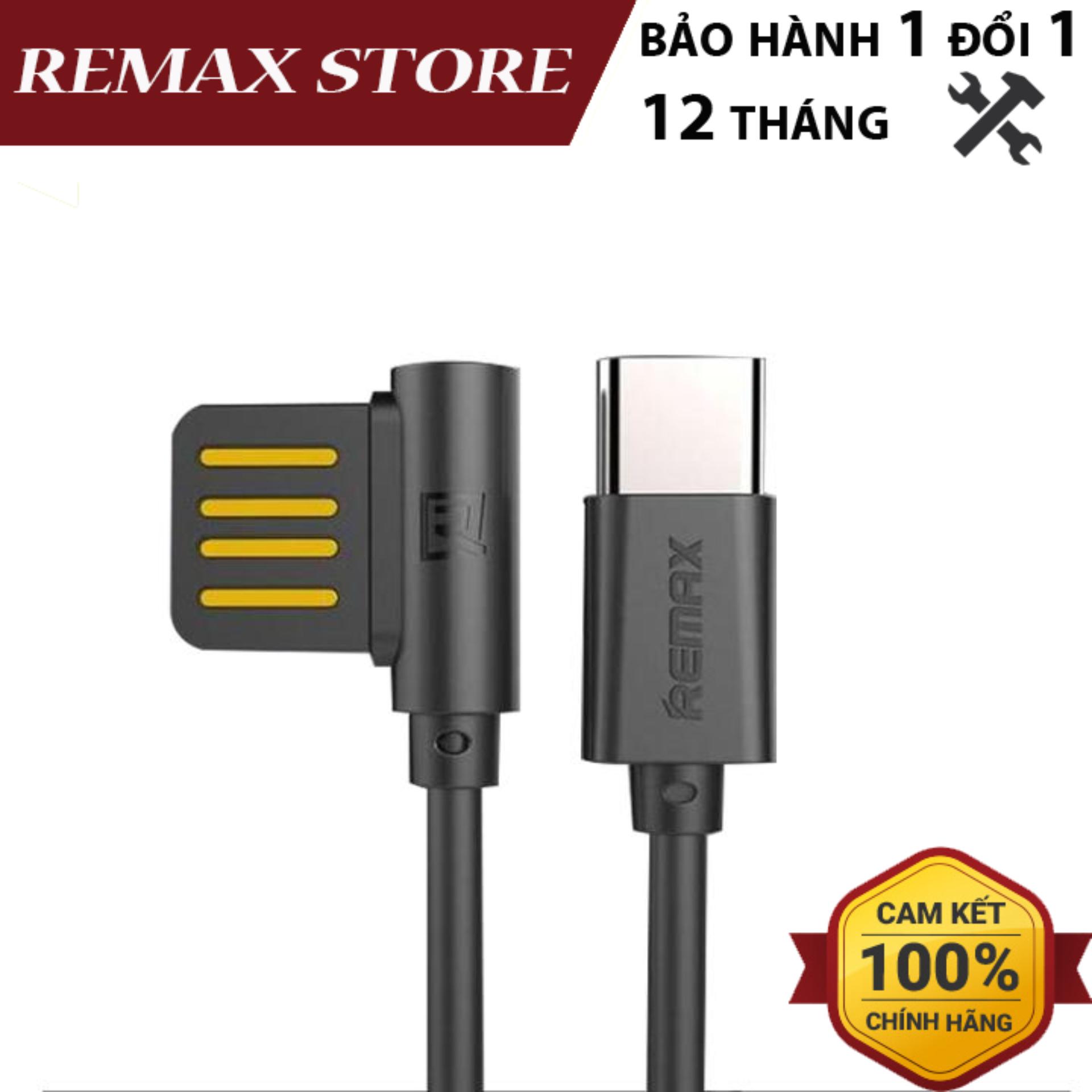 Cáp sạc Remax Rayden RC-075a cổng Type C (Đen)