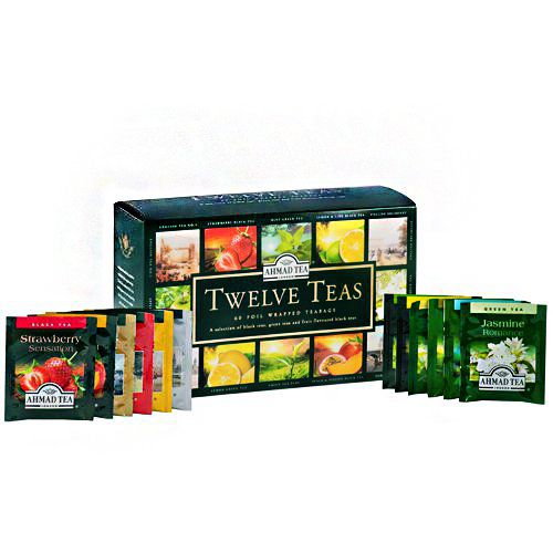 Bộ sưu tập 12 vị trà Anh Quốc hộp giấy - Ahmad Twelves Tea