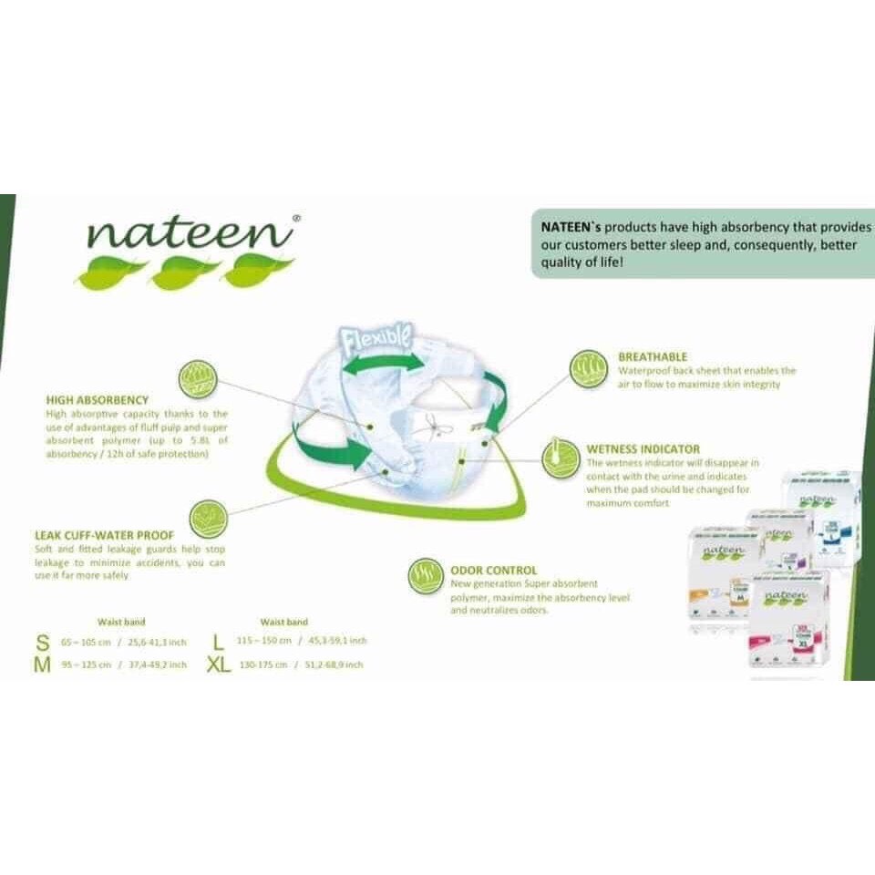 TÃ DÁN NATEEN BỈ các size S56/M48