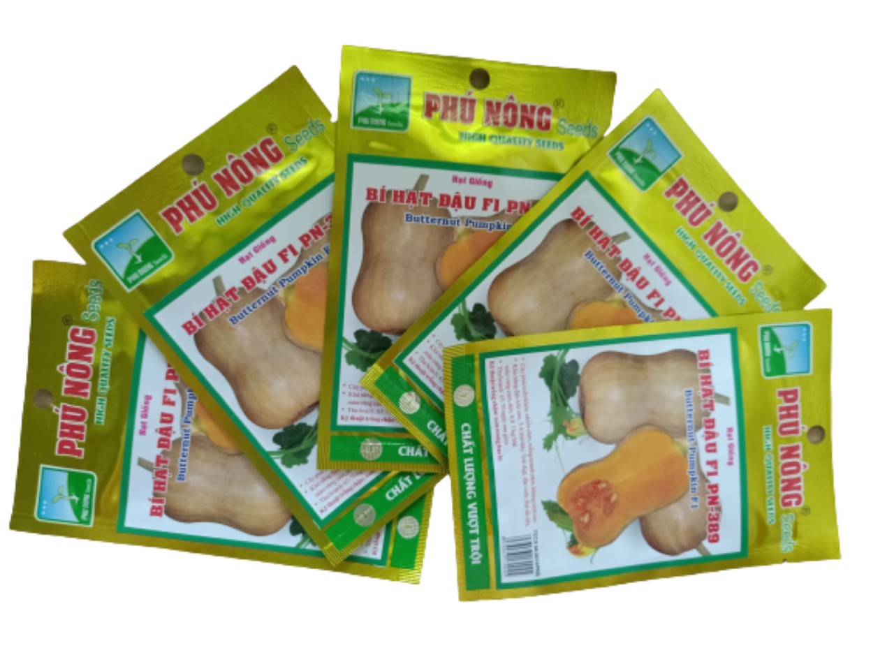 HẠT GiỐNG BÍ HẠT ĐẬU PN-389 (trái vàng) 2g