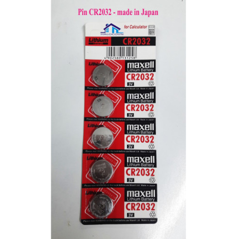 [HCM]Vỉ 5 Pin Cmos CR2032 Maxell Japan