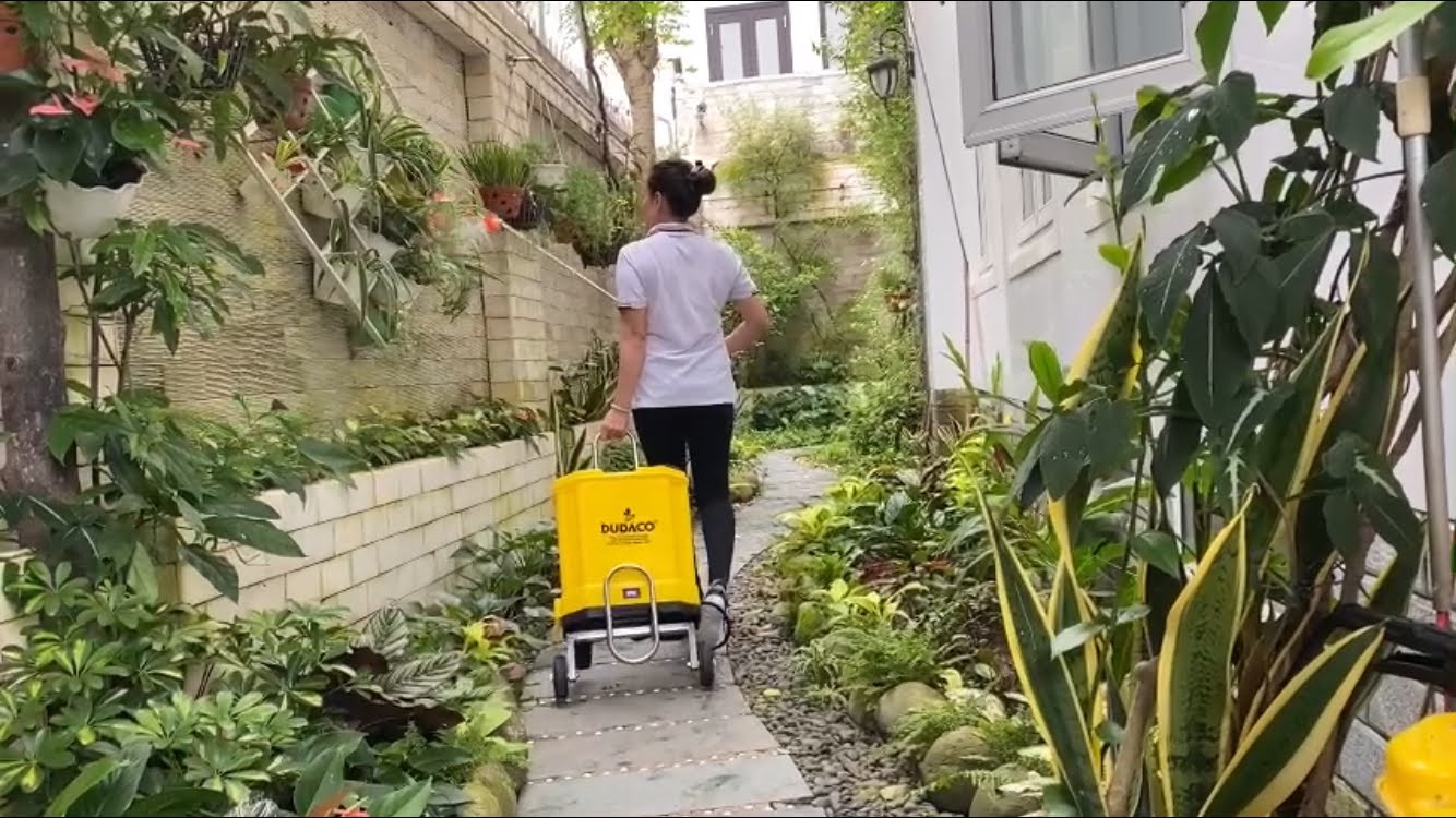 Xe Kéo Inox Bình Xịt (Dudaco).