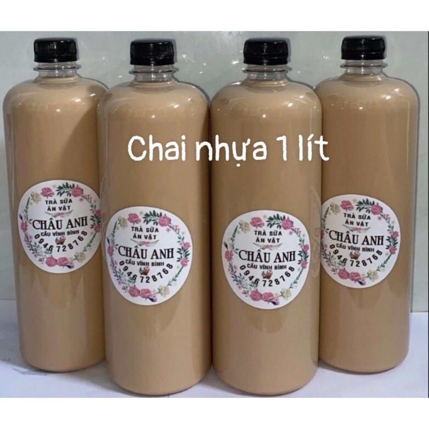 Chai Nhựa Đựng Trà Sữa 1L Dày Dặn