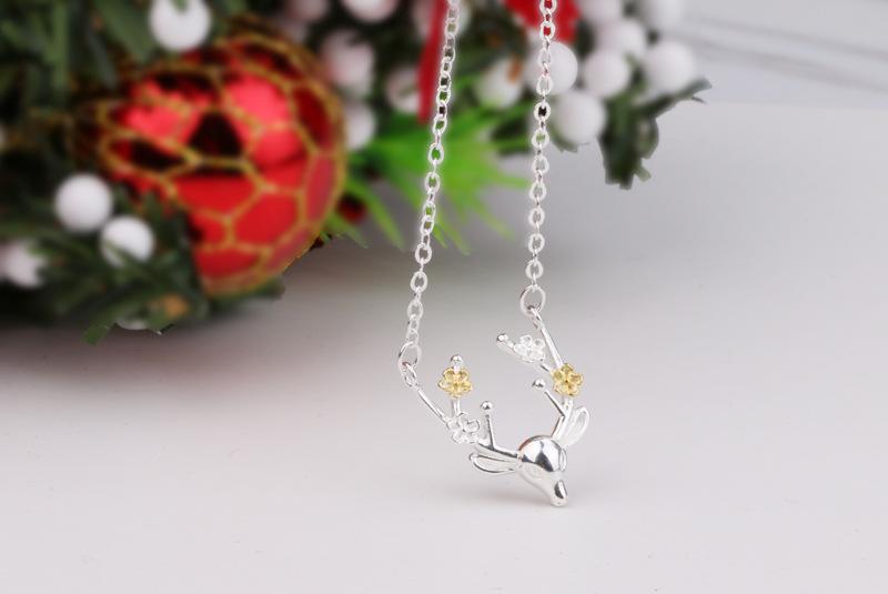 Bộ trang sức nữ hình con hươu dễ thương