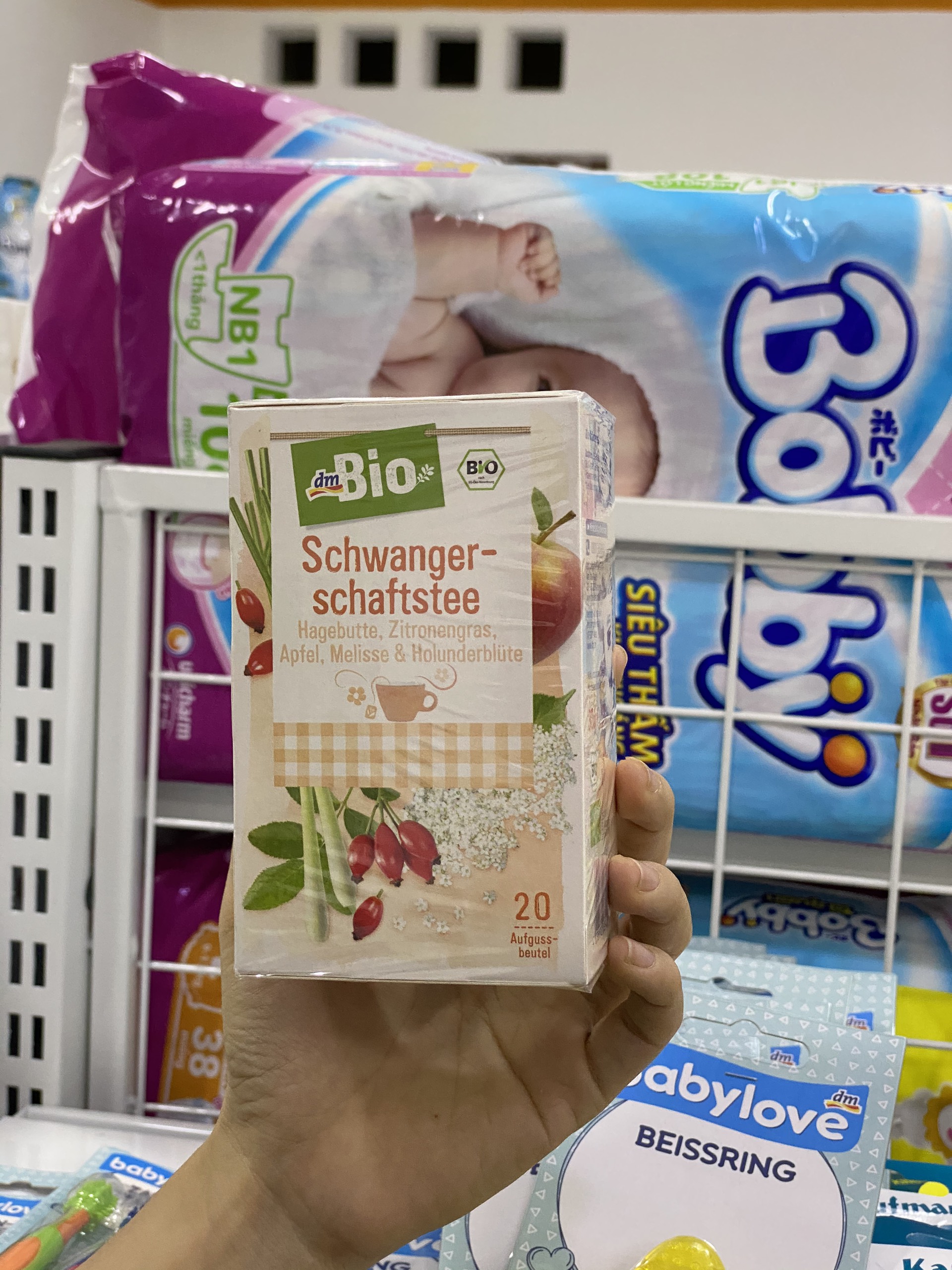 [HCM]Trà cho bà bầu dmBIO Schwangerschaftstee 30 g nhập khẩu Đức