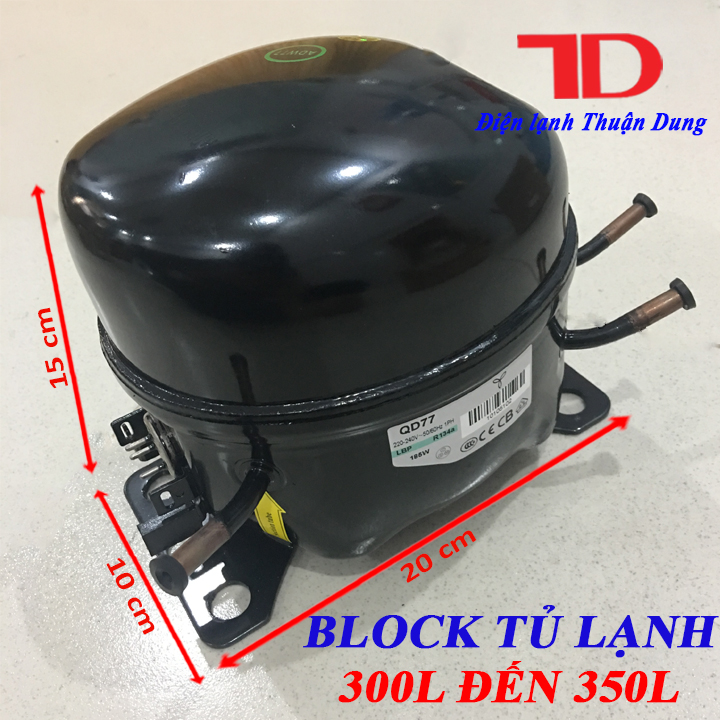 Block Tủ Lạnh QD77 185W từ 300L đến 350L - Điện Lạnh Thuận Dung