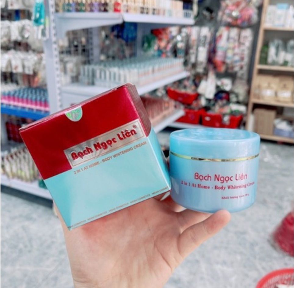 Kem bạch ngọc liên trắng da body 90g