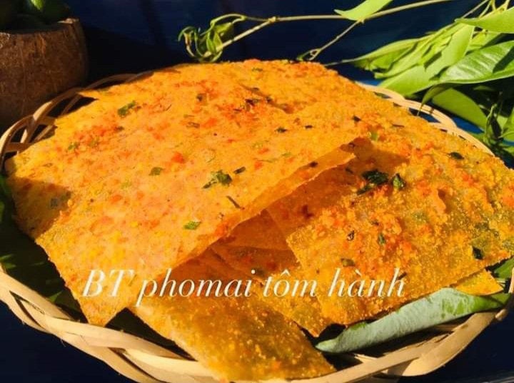Bánh Tráng Phomai Lá Tôm Hành