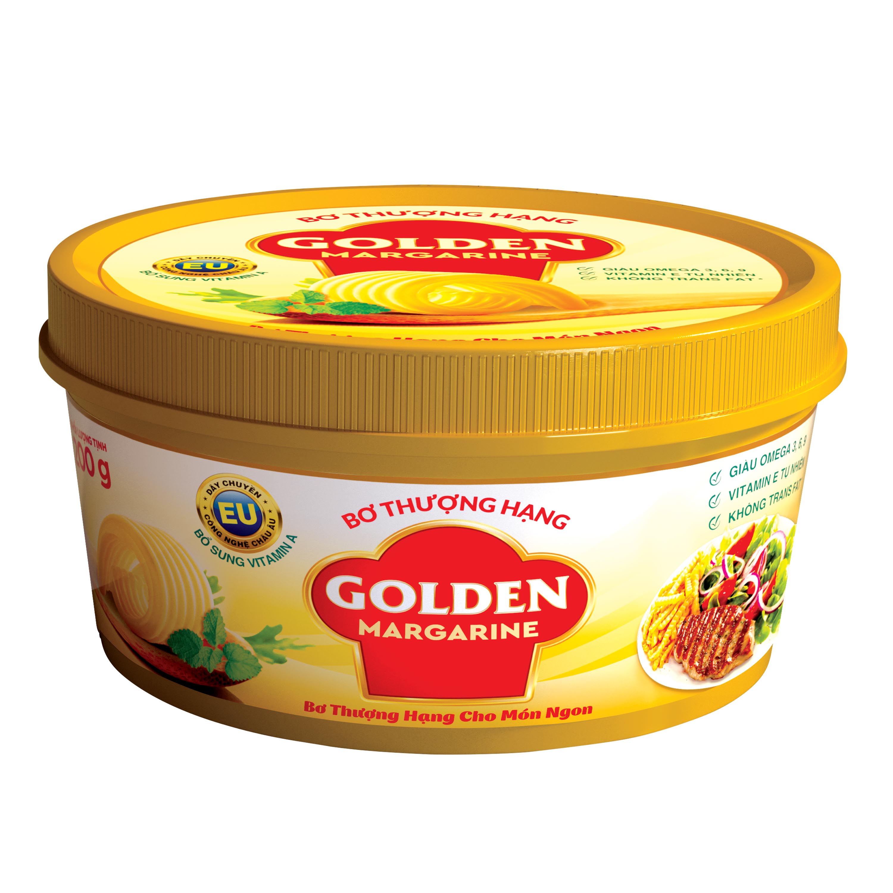 {Đơn 199k tặng hộp bơ -399k tặng vá gỗ} Bơ Thượng Hạng Golden Margarine 200g