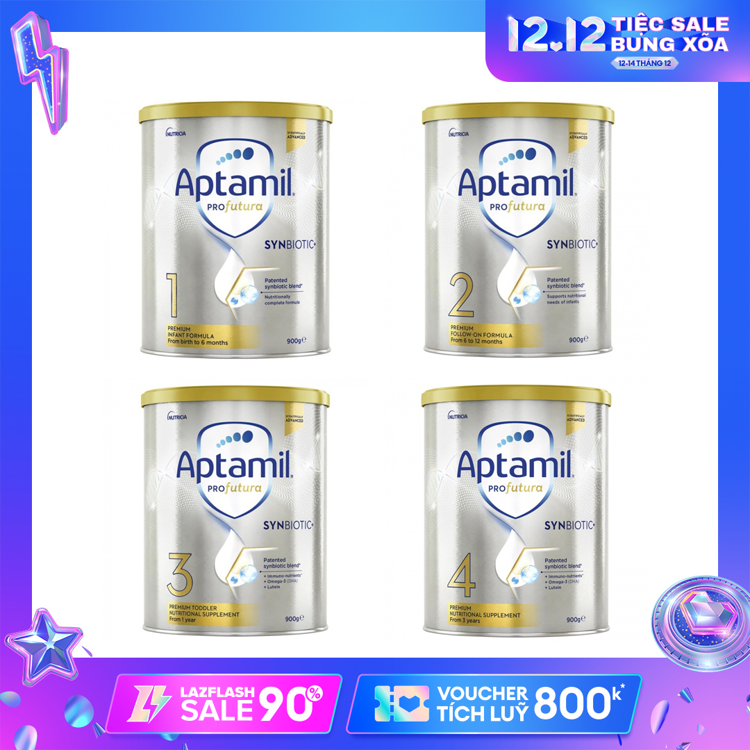 sữa aptamil đủ số 1-2-3 lon 900gram úc