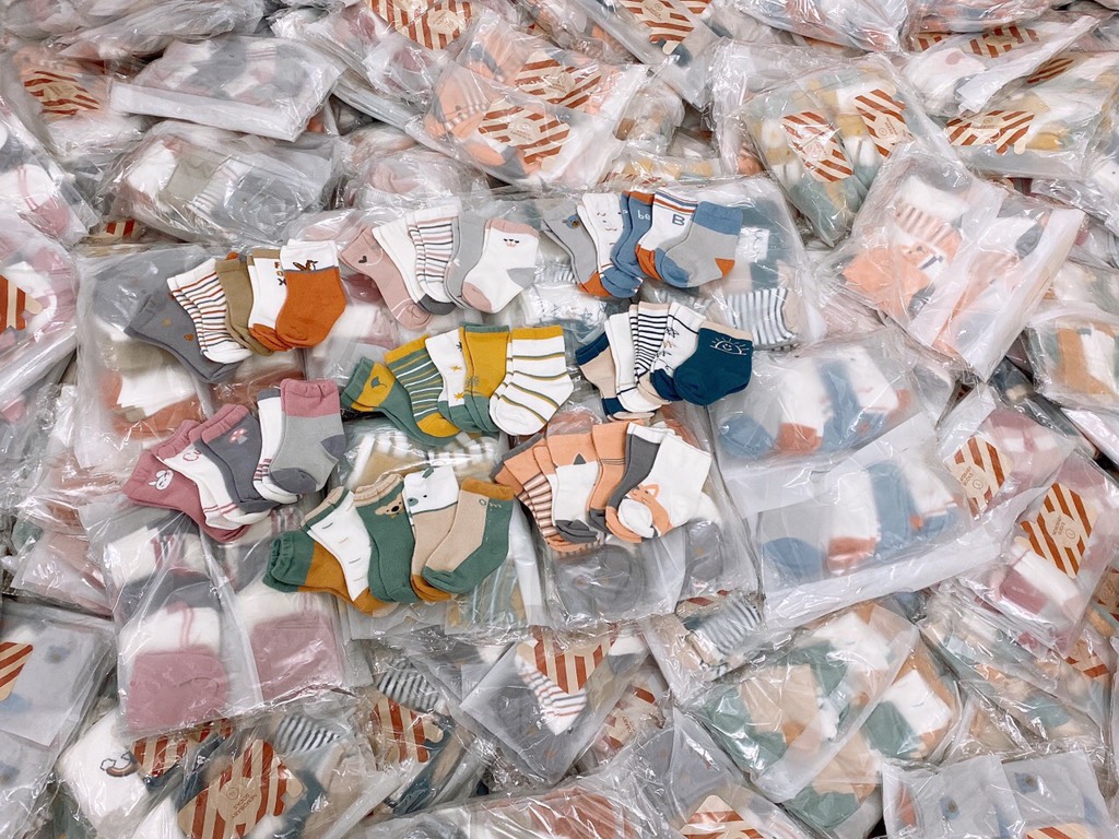 [Có sẵn] [Chính hãng] Set 5 đôi tất Nemo Hàn Quốc cho bé