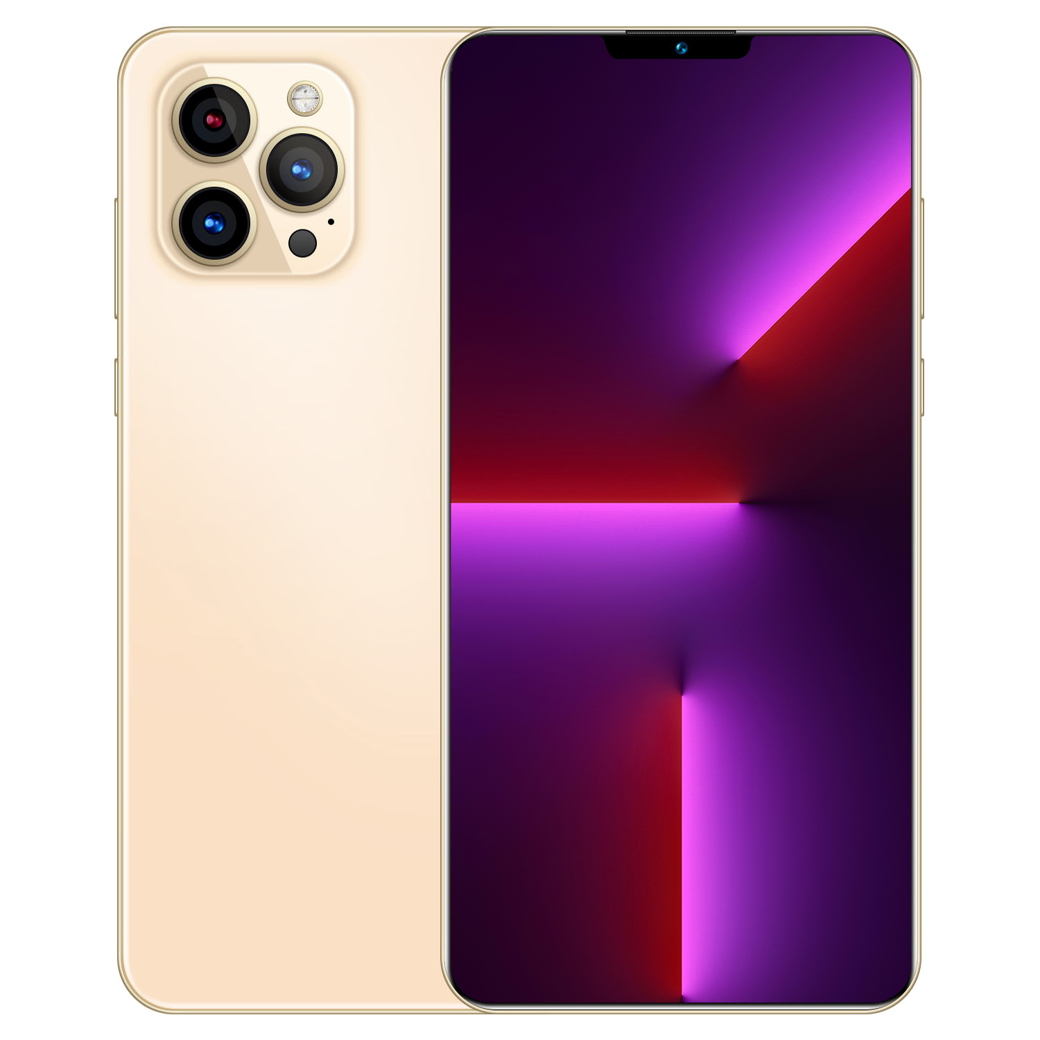 Điện thoại i14 pro max dien thoai giá rẻ thẻ sim màn hình 6.7inch bộ nhớ 8+256gb camera 48+108mp pin 7800mah android điện thoại