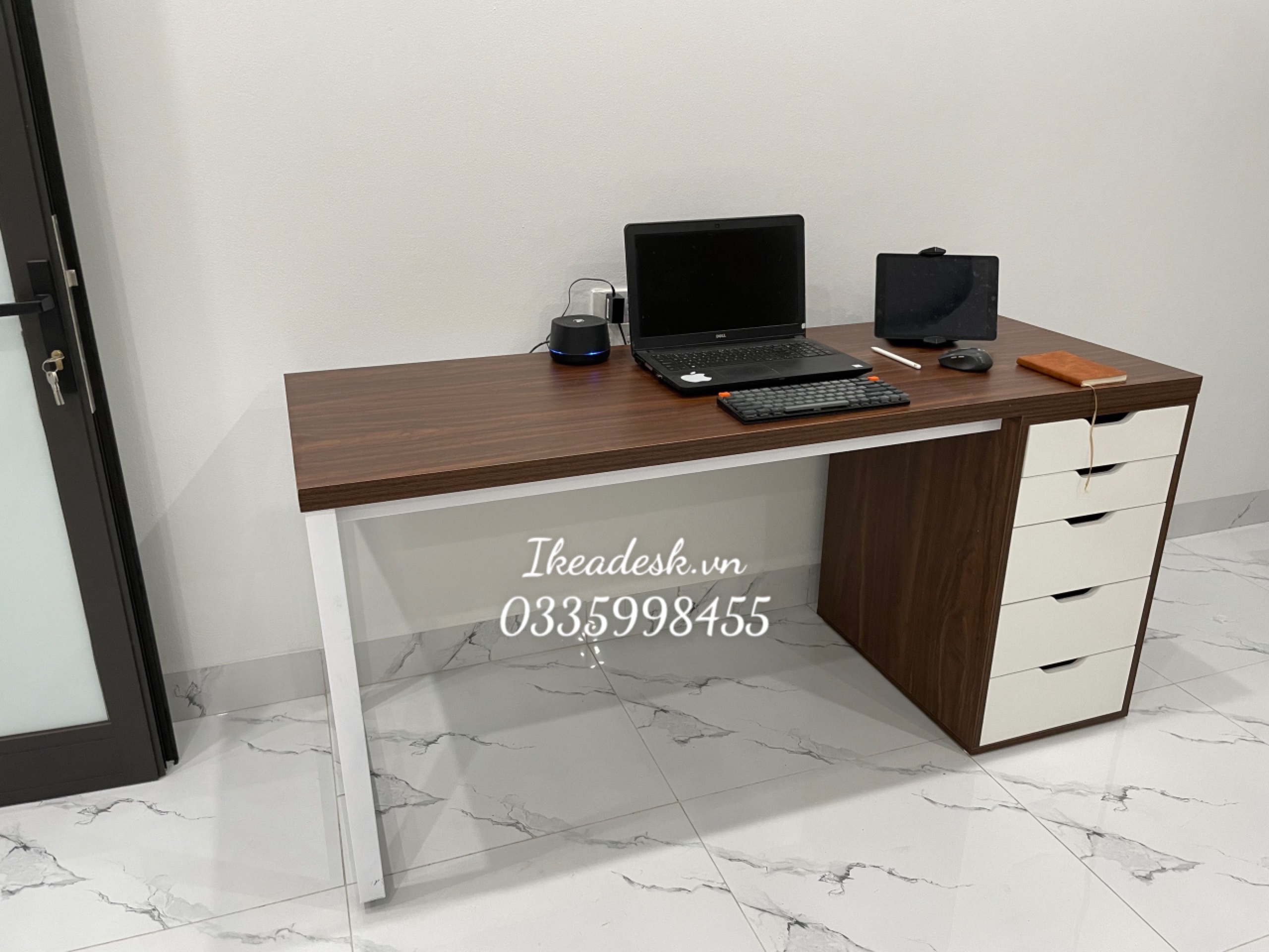 Bàn làm việc Ikea 1 hộc tủ