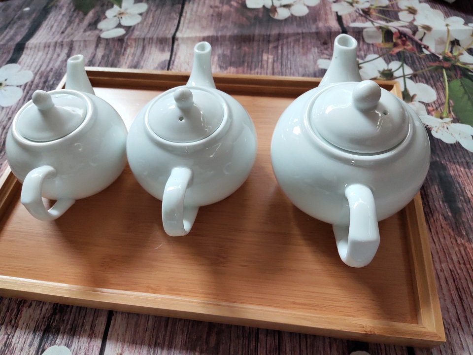 Ấm pha trà Bát Tràng, loại nhỏ 300 ml