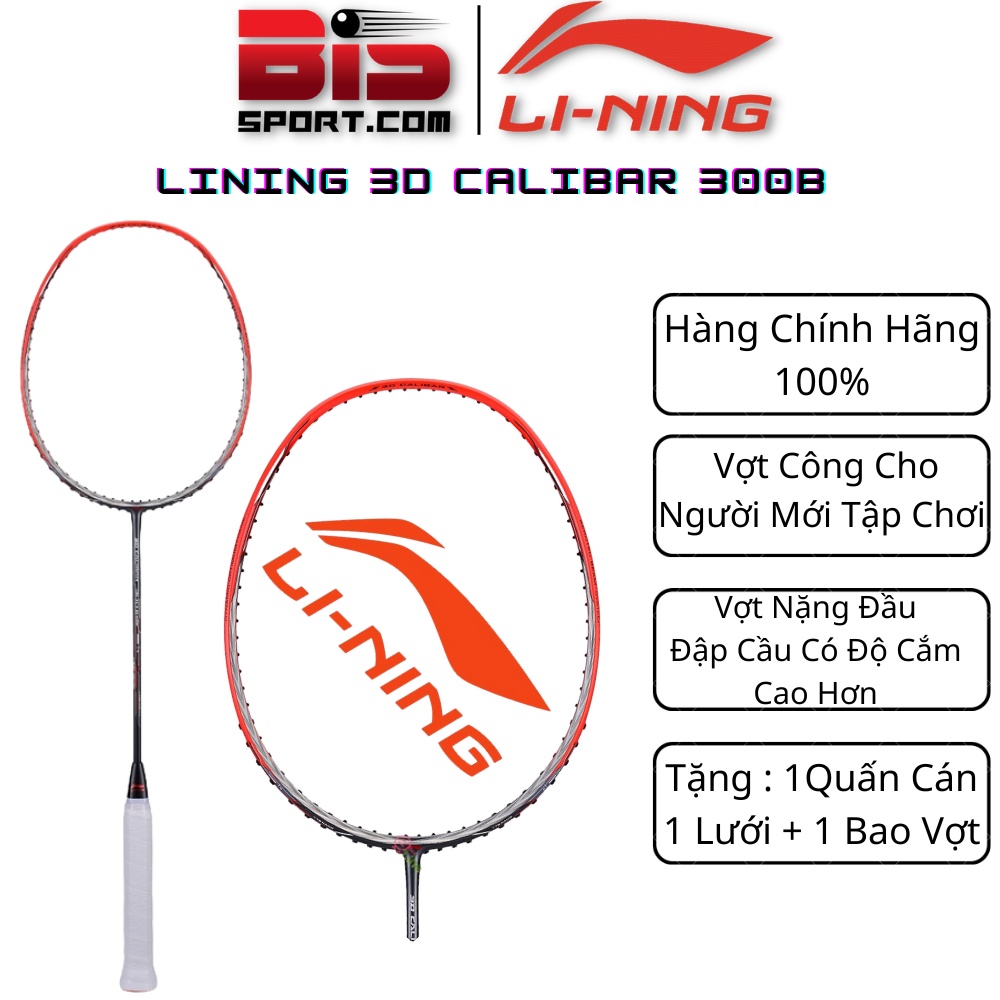 Vợt Cầu Lông Lining 3D Calibar 300B Hàng Chính Hãng