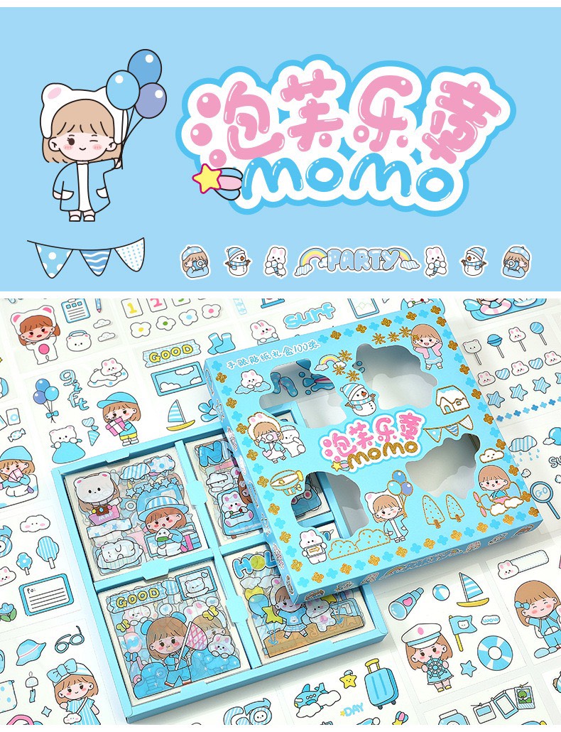 Sticker dán nhãn dùng để trang trí, làm sổ, bình nước