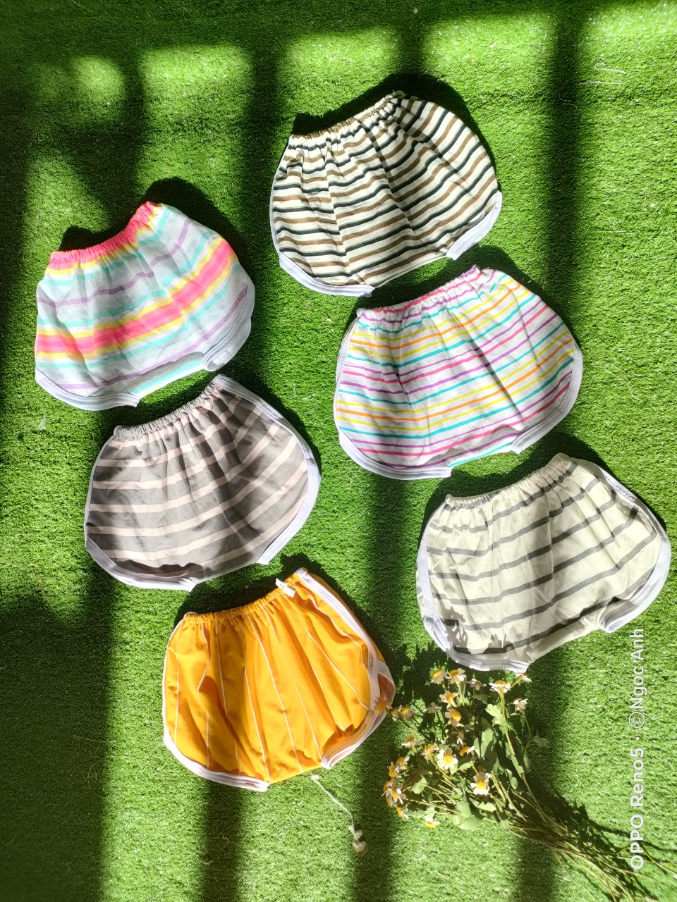 SET 10 quần đùi kẻ cho bé trai bé gái