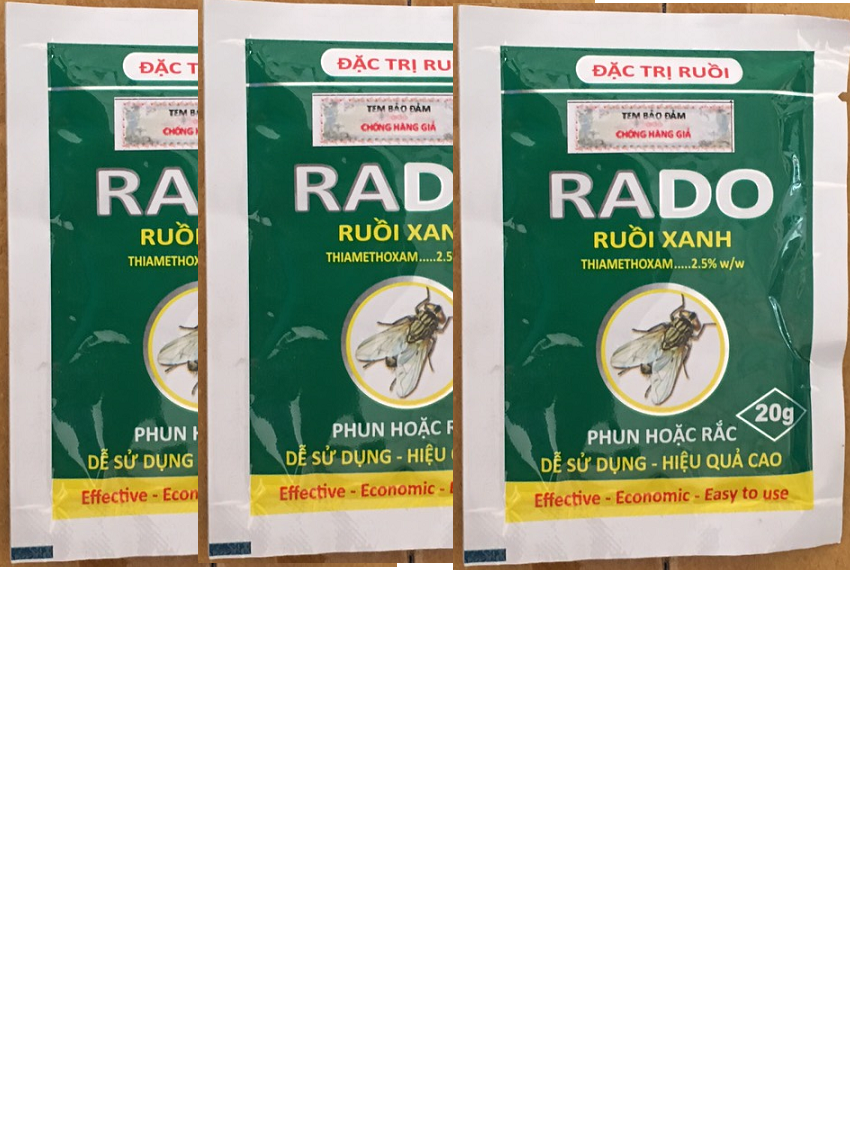 Combo 2 gói Siêu diệt ruồi  XANH Dạng gói 20gr