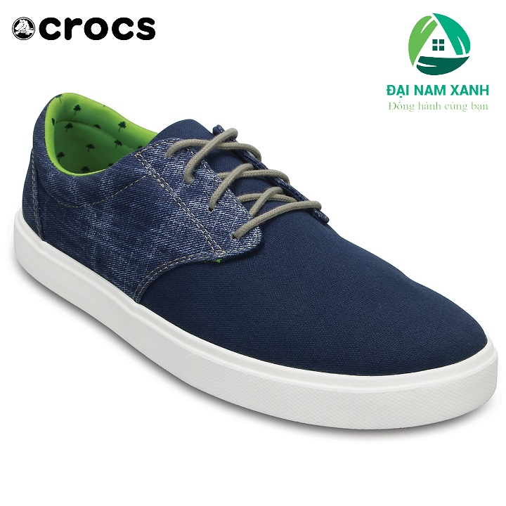 Giày Thời Trang Nam Crocs CitiLane Canvas Lace (màu Navy)