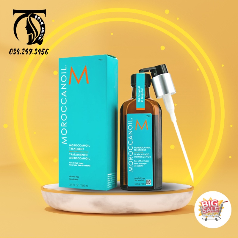 Tinh Dầu Dưỡng Tóc Moroccanoil 100ML  Giúp tóc bóng mượt và phục hồi tóc hư tổn - 𝗠𝗮𝗺𝗮𝗽𝘂𝗸𝗮