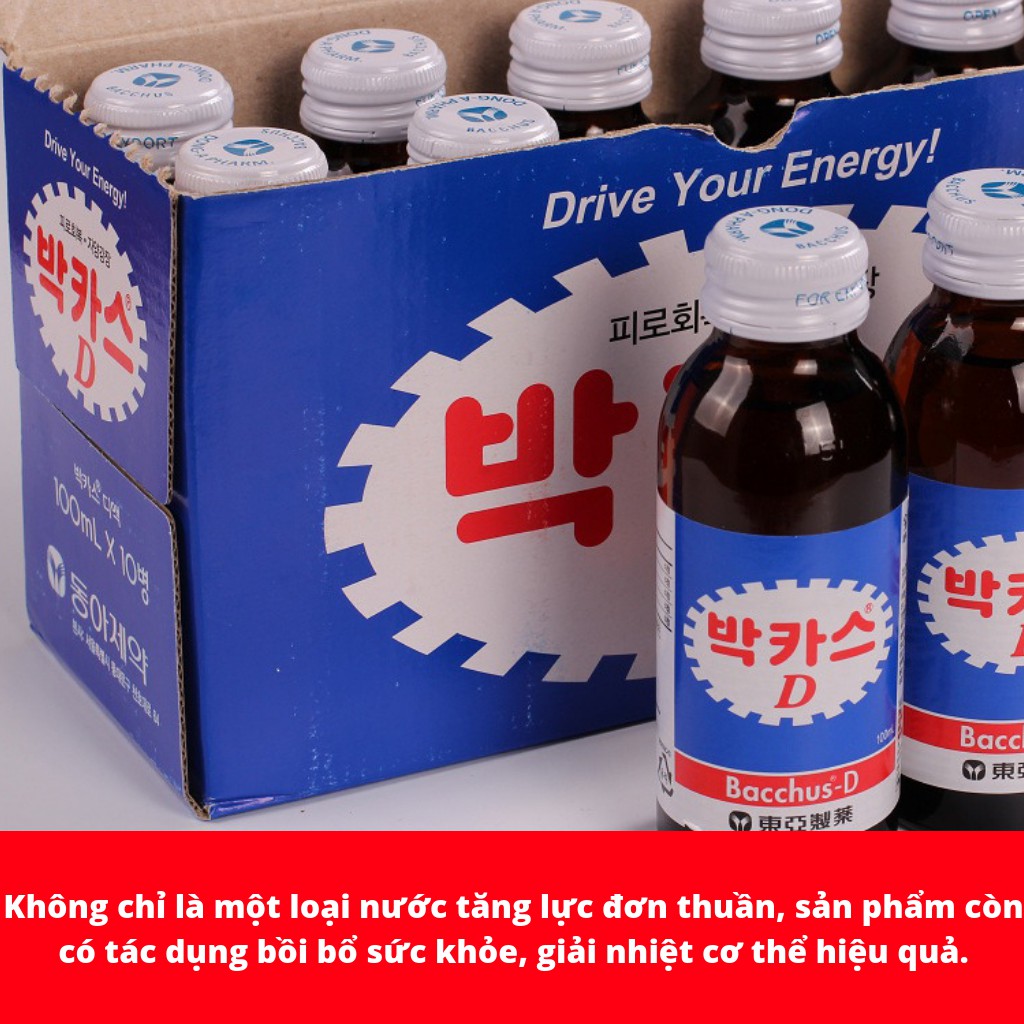 NƯỚC TĂNG LỰC HÀN QUỐC BACCHUS CHAI 100ML